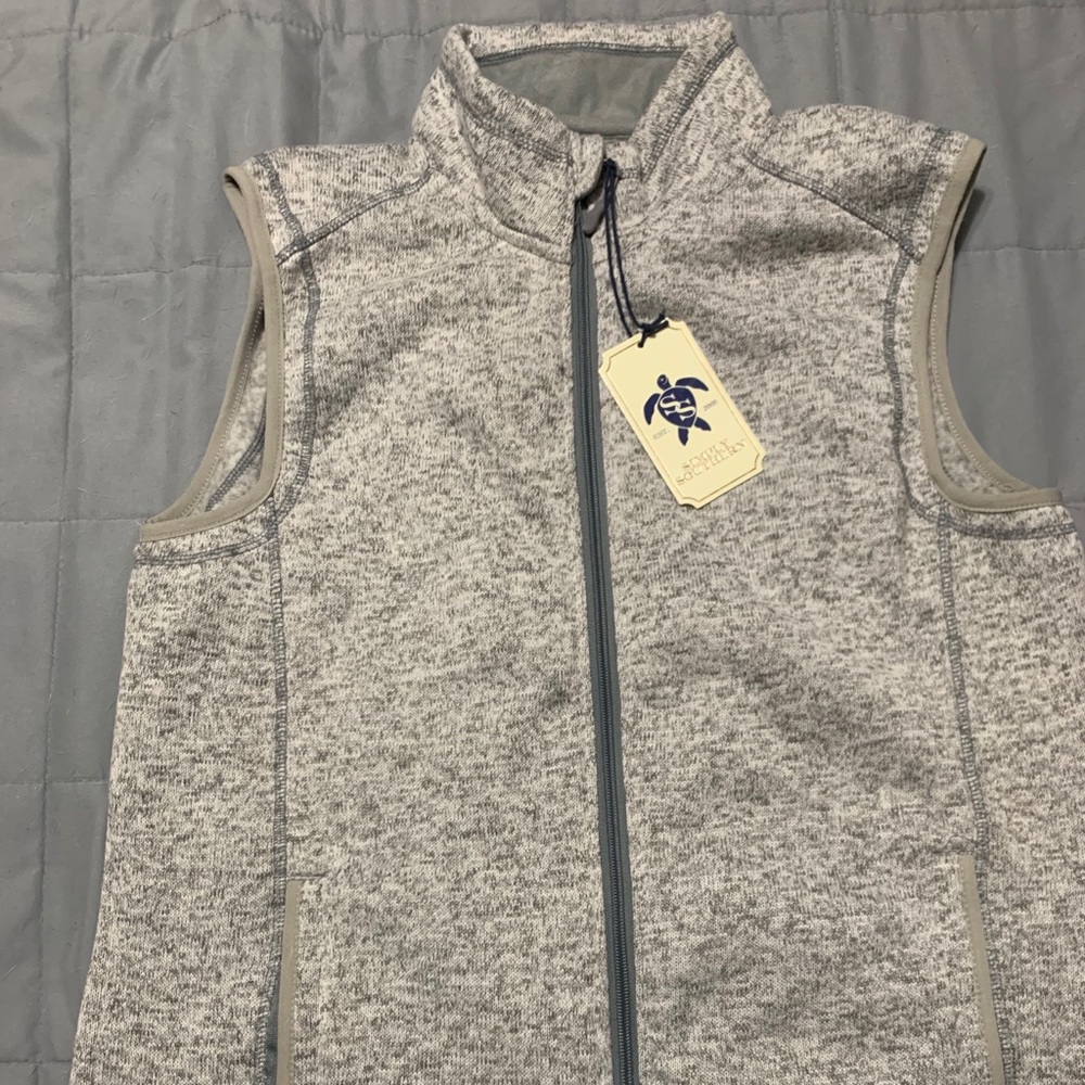 Simply Southern Women’s gray XL vest NWT